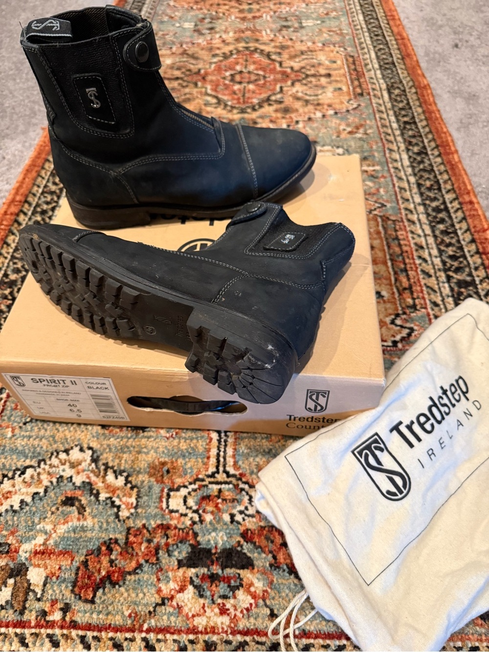 Tredstep Spirit II Leather Suede Paddock Riding Boots